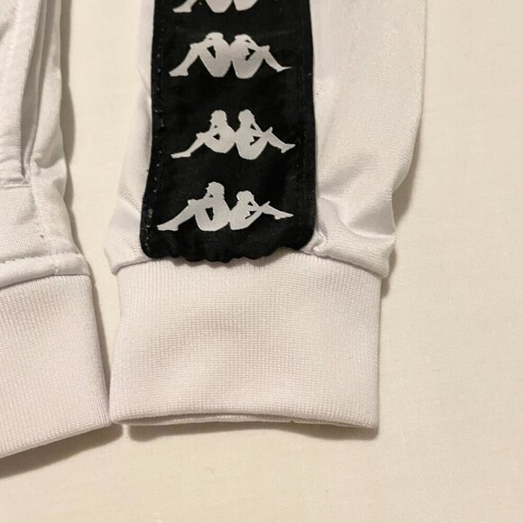 Kappa White Zip Up Track Jacket Youth Kids Boys Size Age 12 - Picture 6 of 16